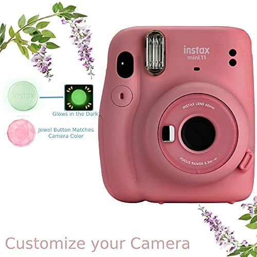 Fujifilm Instax Mini 11 Camera with Case, Fuji Instant Film (20 Sheets
