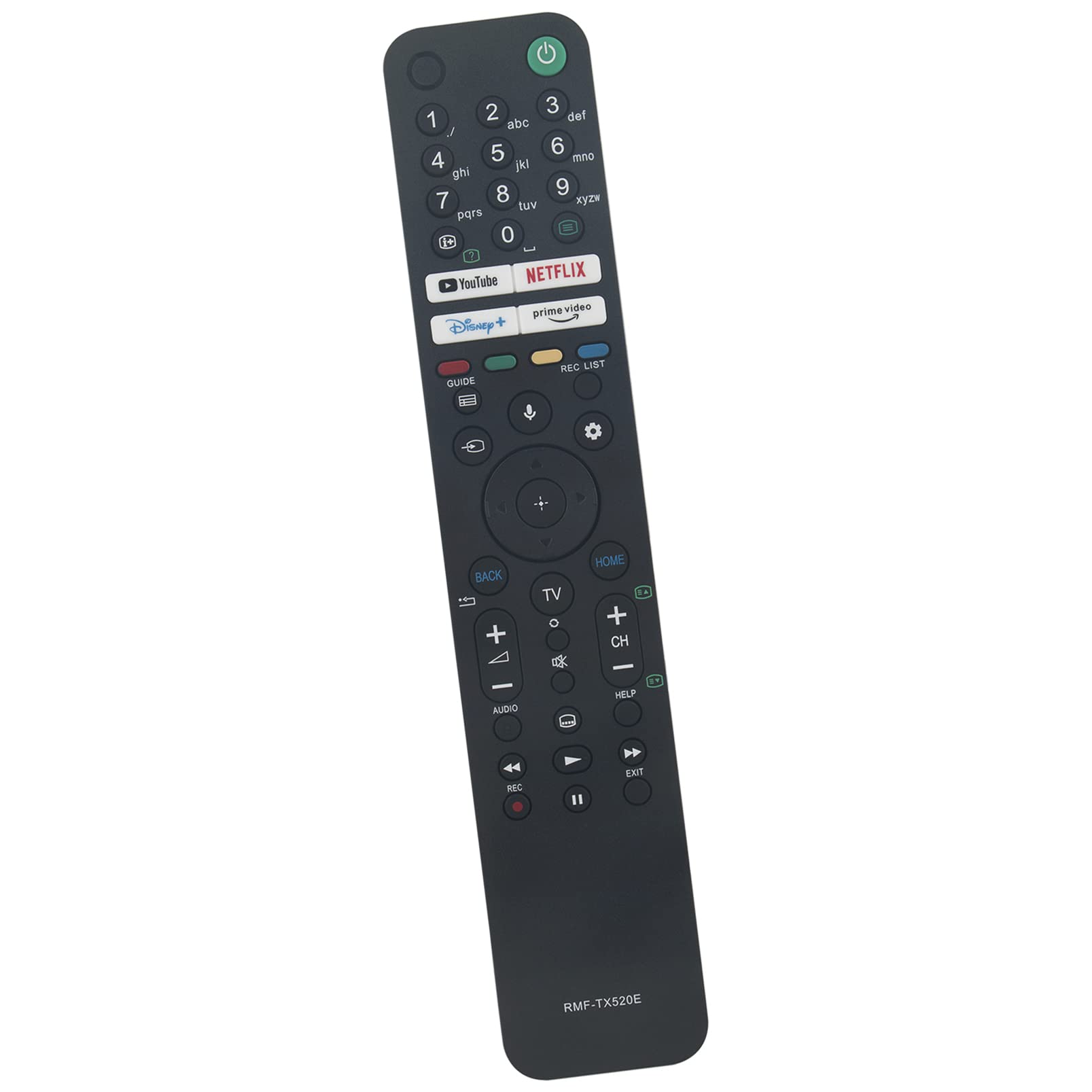 ALLIMITY RMF-TX520E Voice Remote Control Replace fit for Sony 4K 8K Ultra HD TV KD-43X80J KD-43X81J KD-43X82J KD-50X80J KD-50X81J KD-50X82J KD-55X80J KD-55X81J KD-55X82J KD-65X80J