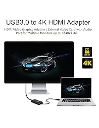 wavlink externo USB 3.0 a HDMI 4 K Multi Monitor adaptador de gráficos de hasta 3840 x 2160 (soporta windows 10 8.1 8 7)