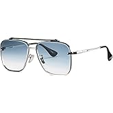 Gtand Fashion Trendy Square Aviator Gradient Sunglasses For Women Men Vintage Metal Sun Glasses