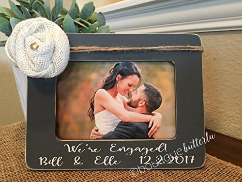 Engagement Gift - Personalized Engagement Frame - Wedding Gift - Wedding Frame - She Said Yes - We're Engaged