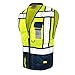 KwikSafety - Charlotte, NC - SHERIFF Safety Vest [Multi-Use Pockets] Class 2 ANSI OSHA High Visibility Vis Reflective Heavy Duty Solid Mesh Zipper HiVis Construction Surveyor Work Men/Blue XL