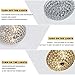 SOTTAE Elegant Crystal Chandelier Ceiling Light,2-Light Chrome Finish Modern Flush Mount Ceiling Light Fixtures for Bedroom Living Room Kids Room Entryway Foyer Hallway, 12 Inch Dome Ceiling Lamp
