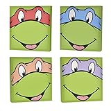 Nickelodeon Teenage Mutant Ninja Turtles Canvas Wall Art (4-Piece)