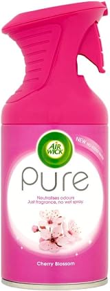Airwick Pure Air Freshener Spray Cherry Blossom 250 ml Pink