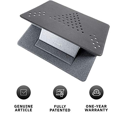 MOFT Laptop Stand, Invisible Lightweight Laptop Computer Stand, Compatible with MacBook, Air, Pro, Tablets and Laptops up to 15.6″, Patented Grey Non-Adhesive