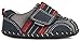 pediped Originals Adrian Sneaker (Infant),Navy/Grey/Red,Large (18-24 Months)