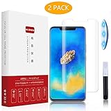 NI-SHEN [2Pack] Compatible for Tempered Glass Screen Protector Huawei Mate 20 Pro,[Case Friendly] Screen Protector Compatible for Mate 20 Pro 6.39