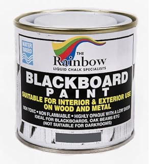 Plastikote 26001 Aerosol Chalkboard Spray Paint Black 400ml ...