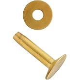 Tandy Leather Rivets and Burrs Size #9 50 Pack