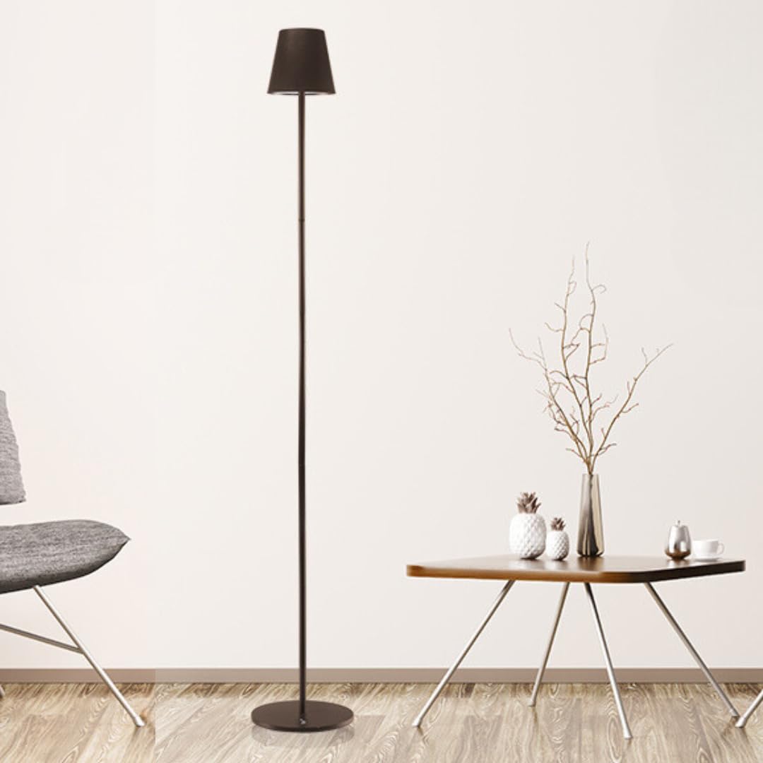 BEPER P201UTP403 Floor lamp with Adjustable Height, Desk lamp 2.3W, Rechargeable Table lamp USB Type-C Cable, 3 Shades of Light, Rust