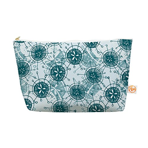 Kess InHouse Everything Bag Tapered Pouch by Anchobee"Satellite", 12.5 x 7 Inches (AR1011AEP04)