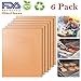 BestGreen BBQ Grill Mats and Bake Mats (6pcs) - 100% Non-stick FDA-Approved, Reusable and Easy to Clean -Black grill mat
