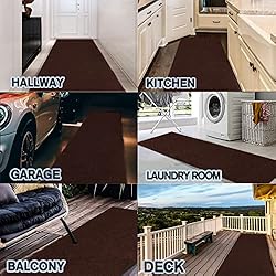 Custom Size Backed Non-Slip Area Rugs Runner, Easy