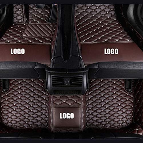 LKJHO Car mat custom car floor mats Leather for Cadillac SRX CTS Escalade ATS CT6 XT5 CT6 ATSL XTS SLS auto accessories car styling carpet,single layer coffee