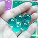 4000 Pcs Crystal Soil Water Beads Growing Magic Jelly Balls Bio Gel Wedding Casamento Vase Fillers (Turquoise)