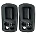 Keyless2Go Replacement for New Silicone Cover Protective Cases for Viper Python Remote 479V - Black - (2 Pack)