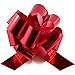Christmas Pull Bow Ribbon - Set of 10 - Perfect for Baskets, Gift Wrap, Bags and Boxes - Holiday Decoration