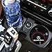 2 Pcs Car interior Anti Slip Cup Mat for Mercedes Benz Interior Accessories(2.75 Inch)