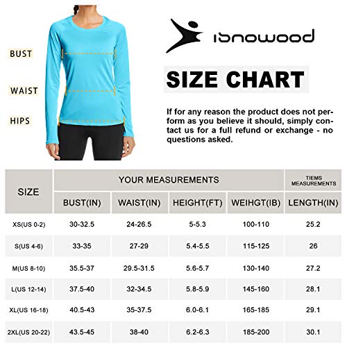 Womens UPF 50+ Long Sleeve Workout Running Shirts Quick Dry Outdoor UV