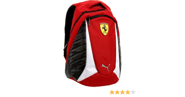 Amazon.com: Puma Ferrari Replica Mochila Pequeña, Rojo, talla única : Ropa,  Zapatos y Joyería
