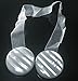 EleCharm Ayygift 1 Pair Simple Round Curtain Buckle Magnetic Tieback Curtain Decor(Grey)