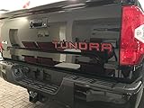 BDTrims Tailgate Raised Letters Compatible with 2014-2020 Tundra Models (Red)