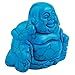 rockcloud Healing Crystal Gemstone Carved Laughing Happy Buddha Feng Shui Figurines Wealth and Good Luck 1.5