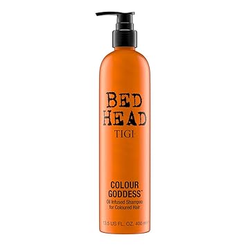 TIGI Bed Head Colour Goddess Oil Infused Shampoo with Vitamin E for Coloured Hair 400 ml
