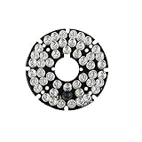 Logisaf 5mm 48 LED 940nm Bulbs 90 Degree IR Infrared Board for CCTV Camera