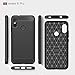 Xiaomi Redmi 6 Pro Case/Xiaomi Mi A2 Lite case,with Xiaomi Redmi 6 Pro/Xiaomi Mi A2 Lite Screen Protector. MYLB (2 in 1)[Scratch Resistant Anti-Fall] Fashion Soft TPU Shockproof Case (Black)