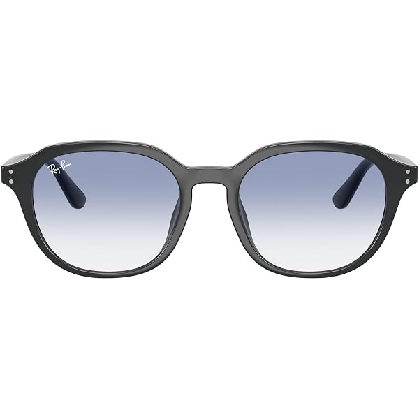 Amazon.com: Ray-Ban RB4392D Sunglasses, Black/Blue, 66 mm