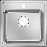 PROFLO PFSR1919551 Bealeton 19" ADA Compliant Drop In Single Basin Stainless Steel Kitchen Sink - Stainless Steel