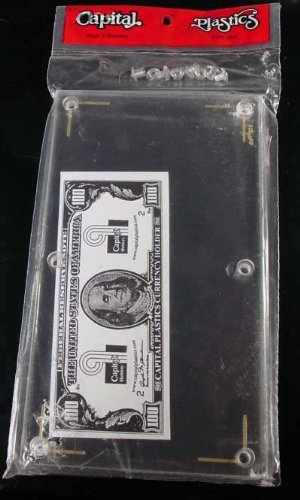 Capital Plastics Large Currency Bill Holder CH-2