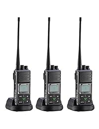Walkie Talkie, sanzuco 20 canal manos libres radios de 2 Vías Up to2.5 millas largo alcance recargable Interphone para al aire última intervensión, Camping, Senderismo, Verde