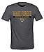 Old Varsity Brand NCAA Wake Forest Demon Deacons Mens NCAA Screenprinted Poly Cotton Blend Tee, Dark Heather, Xx-Large
