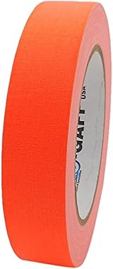 Pro-Gaff RS127OR24X25 Fluorescent Matt Cloth Tape 24 mm x 25 yd Orange view 1