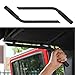 hikotor Jeep Wrangler JK JKU Front & Rear Grab Handles Roll Bar Steel Grip Handles Kit for Unlimited Sports Bubicon Sahara 2007-2018 2 & 4 Doors(Black)
