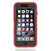 Apple iPhone 6 Plus Drop Tech Red Gumdrop Cases Silicone Rugged Shock Absorbing Protective Dual Layer Cover Case