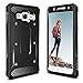 Galaxy J7 (2015) Case, Evocel [Explorer Series] Premium Hybrid Protector [Dual Layer][Belt Swivel Clip] for Samsung Galaxy J7 (SM-J700), Black (EVO-SAMJ7-ZZ01)