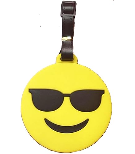Amazon.com: Puzzled Smiling Emotion Luggage Tag - Unique Fun Smile
