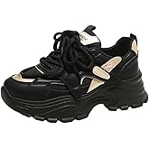 MAUGELY Women's Platform Mesh Casual Sports Shoes Fashionable Road-Running Walking Sneakers