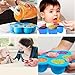 Fulu Silicone Egg Bites Molds Accessories-Fits Instant Pot 5,6,8 qt Pressure Cooker, Reusable Storage, Baby Food Container and Freezer Tray with Lid (Blue)