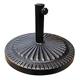 EliteShade Umbrella Base Stand Heavy Duty Market Patio Outdoor Umbrella Holder, Bronze