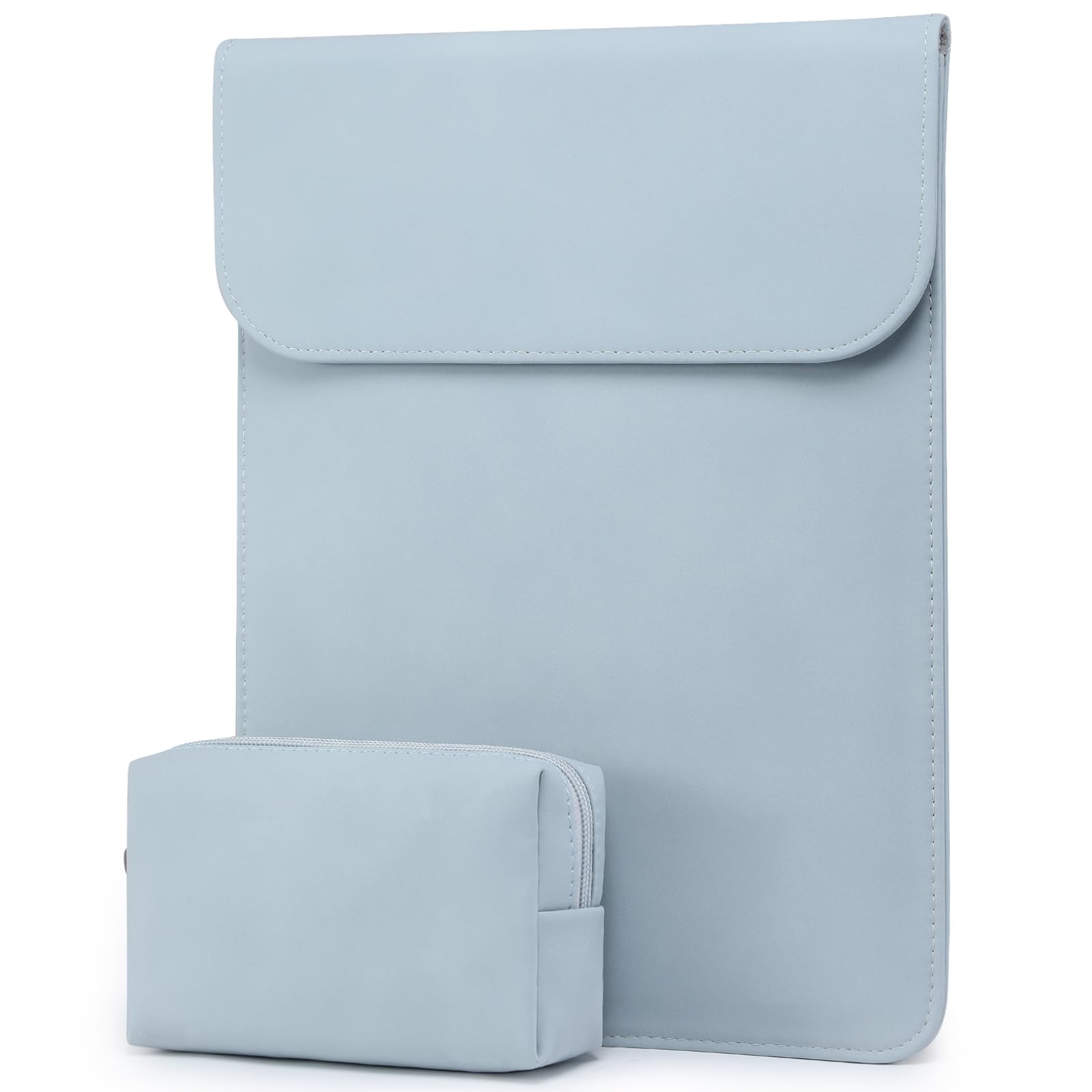 HYZUO 13 Inch Laptop Sleeve PC Case for MacBook Pro 13 M2 M1 2026-2016, 13" MacBook Neo 2026 A3404, MacBook Air 13 M5 A3449 M4 M3 M2 M1 2026-2018, 13" iPad Pro/Air, Surface Pro, XPS 13, Pale Blue