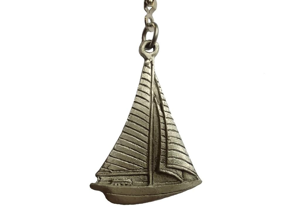 Amazon Com Pewter Sailboat Ceiling Fan Pull Chain Handmade