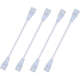 BENLUN LED Connector 4Pcs only High Voltage 110V 10mm X 6mm 65.6ft 200W COB LED Strip Lights