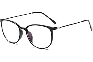 DEPEYE Myopia Glasses Oversize Frame Retro Nearsighted Glasses Strength ShortSighted Men and Women Lightweight Spectacles