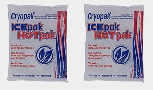 Cryopak Ice and Hot Packs, Reusable, 2-pk by Cryopak