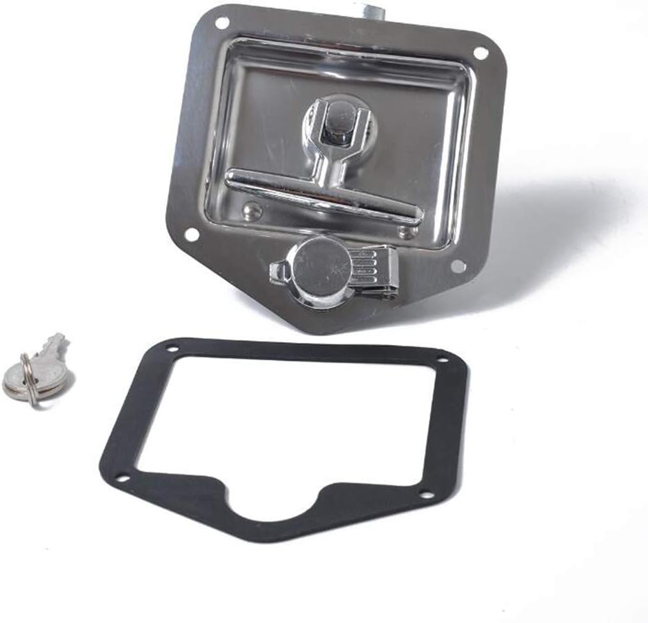 Stainless Steel Trailer RV Travel Lock Anti-theft Tool Box T Shape Handle Door lock for Caravan Truck Camp Motorhome Patrol Car - Image 3